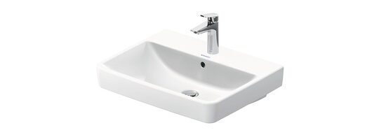Duravit No.1 izlietne 60x46cm ar maisītāja caurumu, balta